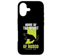 Carcasa para iPhone 17 Bestia De Busco Indiana State America Cryptid Divertido