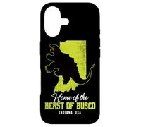 Carcasa para iPhone 17 Bestia De Busco Indiana State American Cryptid Divertido