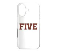 Carcasa para iPhone 17 Big Maroon Color 5 Five