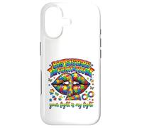 Carcasa para iPhone 17 Big Sisters Fight Too Autism Concientización Puzzle Labios
