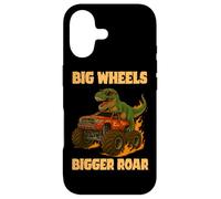 Carcasa para iPhone 17 Big Wheel Bigger Roar Dino Fan Design Monster Truck Racing