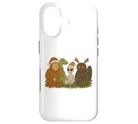 Carcasa para iPhone 17 Bigfoot Loch Ness Monster Mothman Alien Cryptid Christmas