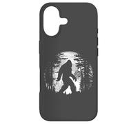 Carcasa para iPhone 17 Bigfoot Night Stroll Cool Full Moon & Tree Tunnel Sasquatch