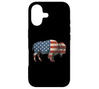 Carcasa para iPhone 17 Bison USA American Flag Patriotic United States