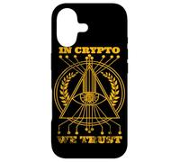 Carcasa para iPhone 17 Bitcoin & Crypto - In Crypto We Trust (Halftone)
