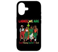 Carcasa para iPhone 17 Black Girl Melanin Christmas Ugly Christmas Sweater Ladies We Are