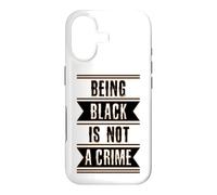 Carcasa para iPhone 17 Black History Gift Ser Black is Not a Crime End Racism