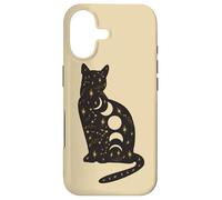 Carcasa para iPhone 17 Black Mystical Cat Lover Astrology Celestial Theme