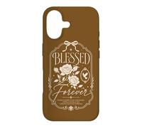 Carcasa para iPhone 17 Blessed Forever Christian Faith Floral Rose Dove Vintage