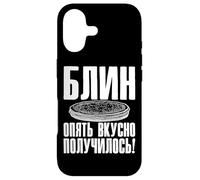 Carcasa para iPhone 17 Blini Tortitas Rusas Rusia Crepes Rusos