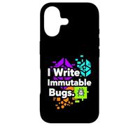 Carcasa para iPhone 17 Blockchain Developer Funny I Write Immutable Bugs