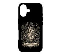 Carcasa para iPhone 17 Bloom in The Dark Gothic Anatómico Corazón Raven Goth Girl