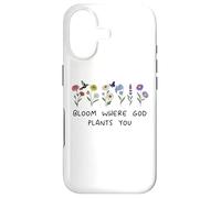 Carcasa para iPhone 17 Bloom Where God Plants You Christian Bible Verse Scripture