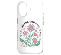 Carcasa para iPhone 17 Bloom Where God Plants You Faith Bloom Where You Are Planted