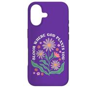 Carcasa para iPhone 17 Bloom Where God Plants You Faith Bloom Where You Are Planted