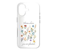 Carcasa para iPhone 17 Bloom Where You Are Planted Gardening Floral Motivational