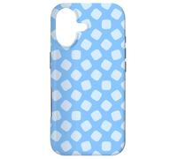 Carcasa para iPhone 17 Blue Bubble Dew Drop Cube Rounded Square Airiness Pattern