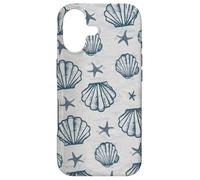 Carcasa para iPhone 17 Blue Coastal Beach Summer Ocean Seashell Aesthetic
