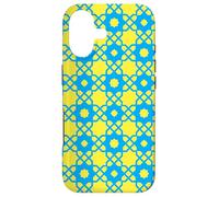 Carcasa para iPhone 17 Blue Yellow Star Sunshine Carnival Starlight Pattern