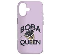 Carcasa para iPhone 17 Boba Queen Bebida Té de Burbujas Cadera Perla Leche