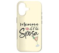 Carcasa para iPhone 17 Boda en Italia Mamma Della SPOSA Italiana Novia