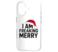 Carcasa para iPhone 17 Bold I Am Freaking Merry Festive Humor Holiday Season tee