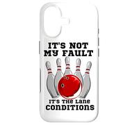 Carcasa para iPhone 17 Bolos It's Not My Fault It's The Lane Conditions Bowling