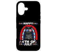 Carcasa para iPhone 17 Bombay Cat Happy 4th of July Patriotic American Cats Lovers
