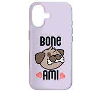 Carcasa para iPhone 17 Bone AMI Bon Buen Amigo Divertido Perro Francés Dueño Meme