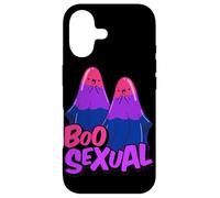 Carcasa para iPhone 17 Boo Sexual Bisexual Ghost Pair Word Game for Halloween