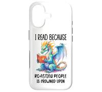 Carcasa para iPhone 17 Book Dragon I Read Because Roasting People is Frowned Upon