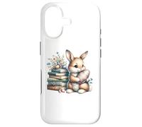 Carcasa para iPhone 17 Bookish Easter Bunny Reading Book Every Bunny Loves to Read