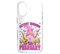 Carcasa para iPhone 17 Born In February Birthday GNOME For Women Funny Princess