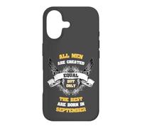 Carcasa para iPhone 17 Born in September All Men Equal Best Born In Sept