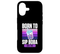 Carcasa para iPhone 17 Born To Beber Boba Since 1995 Bubble Tea Theme Birthday Year