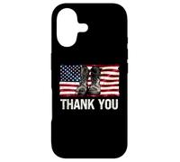 Carcasa para iPhone 17 Botas Thank You USA Flag Soldiers - Día Conmemorativo de los Veteranos
