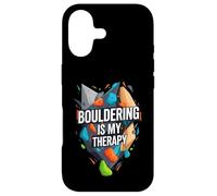 Carcasa para iPhone 17 Bouldering Is My Therapy Climber Rock Climbing Design