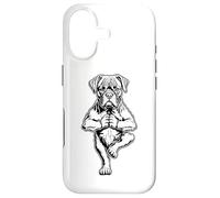 Carcasa para iPhone 17 Bóxer Yoga Cachorro Pogi Divertida Postura de árbol Vrikshasana