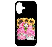 Carcasa para iPhone 17 Breast Cancer Survivor GNOME For Grandparents Cute Sunflower