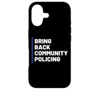 Carcasa para iPhone 17 Bring Back Community Policing Police Resource Officer Cops
