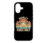 Carcasa para iPhone 17 Brinley Vibes Only Cute Retro Girls Brinley Name