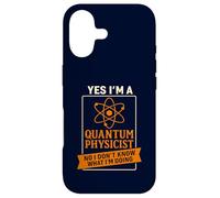 Carcasa para iPhone 17 Bromas Físico Cuántico Gracioso Ciencia Humor Nerd Física