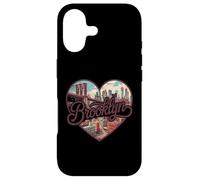 Carcasa para iPhone 17 Brooklyn Vintage Heart T-Shirt - Retro NYC Bridge Souvenir