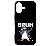 Carcasa para iPhone 17 Bruh Dabbing Penguin Gafas de Sol Divertidas Dabbing Cute Animal