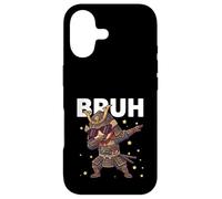 Carcasa para iPhone 17 Bruh Funny Dabbing Samurai Niños Niños Japonés Historia Amante