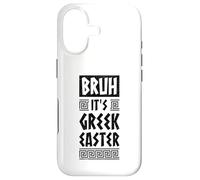 Carcasa para iPhone 17 Bruh It Is Gr aster Ortodoxa Pascua Bandera de Grecia Griega