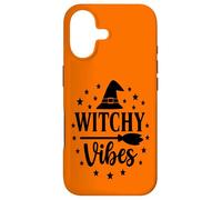 Carcasa para iPhone 17 Bruja Vibes para Halloween, Linda y Espeluznante Maestra mágica