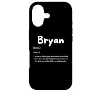 Carcasa para iPhone 17 Bryan Definition Personalized Name Custom Costume For Bryan