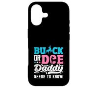 Carcasa para iPhone 17 Buck or Doe Daddy Necesita Saber la Caza de Fiesta de revelación de género