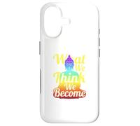 Carcasa para iPhone 17 Buda Mindfulness Zen Lo Que pensamos Nos convertimos Frase